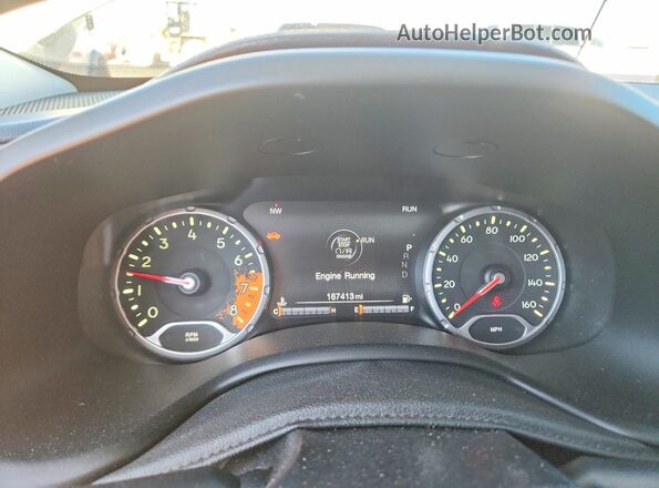 ZACCJBCT2GPE21122 2016 JEEP RENEGADE White Սարքավորումների վահանակի տեսք