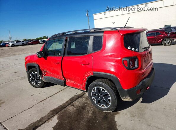 ZACCJBCT3GPC96504 2016 JEEP RENEGADE Red Tył lewy