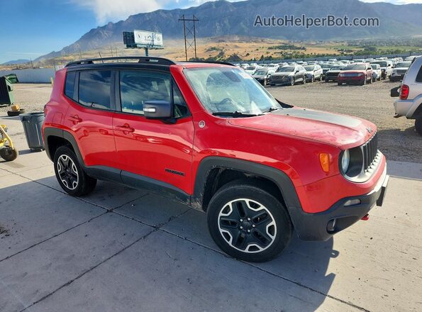 ZACCJBCT3GPC96504 2016 JEEP RENEGADE Red Przód prawy