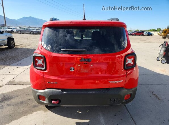 ZACCJBCT3GPC96504 2016 JEEP RENEGADE Red Widok z tyłu