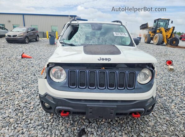 ZACCJBCT3GPD05301 2016 JEEP RENEGADE Белый Вид спереди
