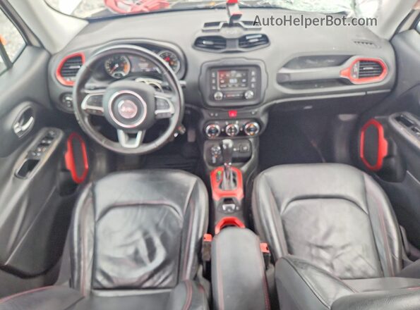 ZACCJBCT3GPD05301 2016 JEEP RENEGADE Белый Вид панели приборов