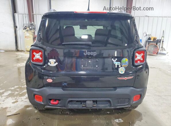 ZACCJBCT3GPD17660 2016 JEEP RENEGADE Black Rear view