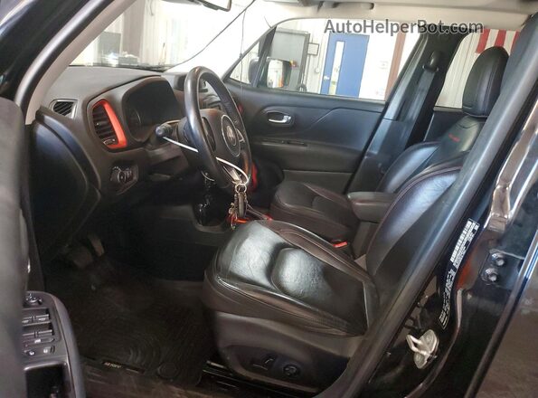 ZACCJBCT3GPD17660 2016 JEEP RENEGADE Black Front interior view