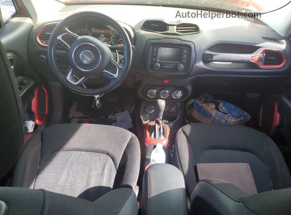 ZACCJBCT3GPD49315 2016 JEEP RENEGADE Red Առջևի վահանակի տեսք