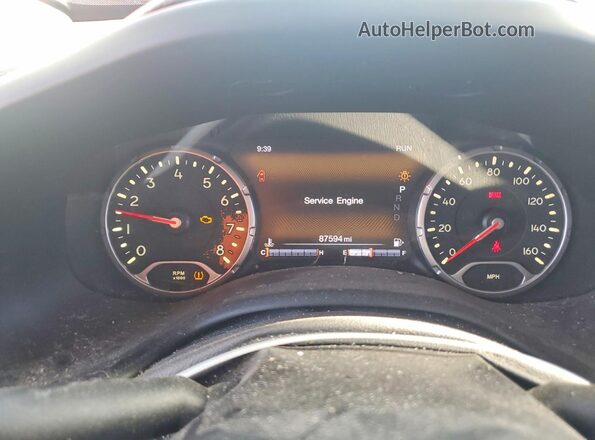 ZACCJBCT3GPD49315 2016 JEEP RENEGADE Red Սարքավորումների վահանակի տեսք