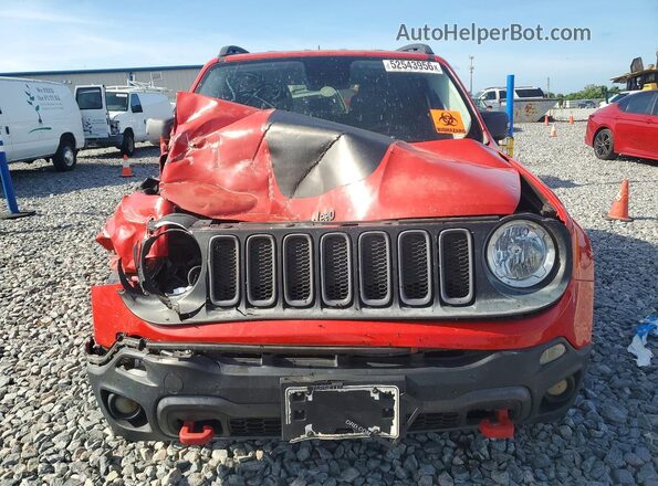 ZACCJBCT3GPD49315 2016 JEEP RENEGADE Red Դիմացի տեսք