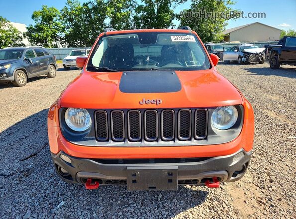 ZACCJBCT3GPD55311 2016 JEEP RENEGADE Orange Vista frontal