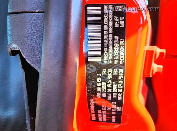 ZACCJBCT3GPD55311 2016 JEEP RENEGADE Orange Vista interior de 360 grados