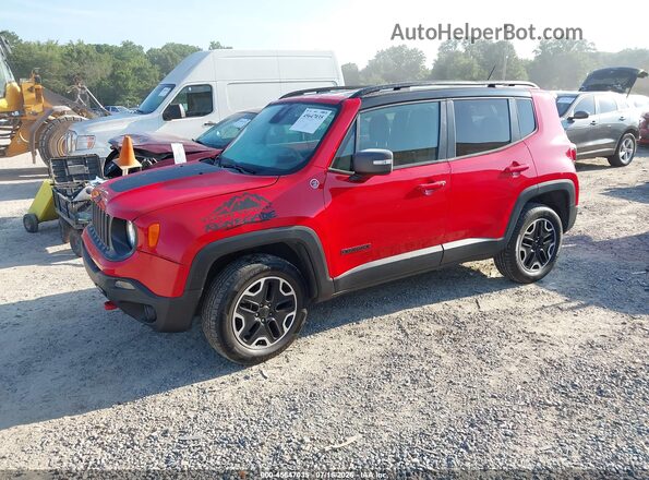 ZACCJBCT3GPD66440 2016 JEEP RENEGADE Red წინა მარცხენა ხედი სამი მეოთხედიდან