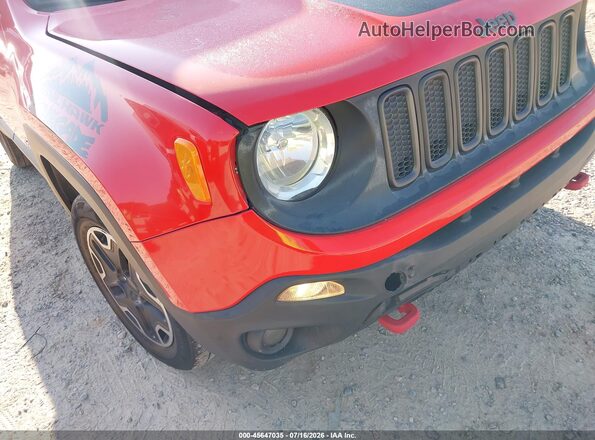ZACCJBCT3GPD66440 2016 JEEP RENEGADE Red წინა ხედი