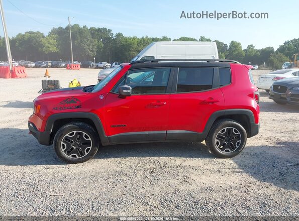ZACCJBCT3GPD66440 2016 JEEP RENEGADE Red სალონის 360-გრადუსიანი ხედი