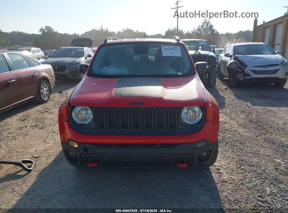 ZACCJBCT3GPD66440 2016 JEEP RENEGADE Red ხელსაწყოთა პანელის ხედი