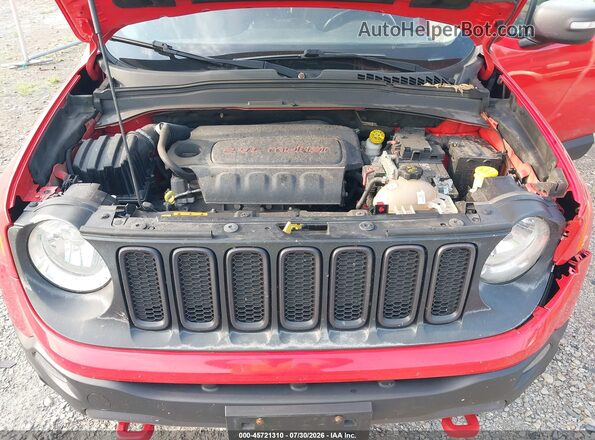 ZACCJBCT3GPD68172 2016 JEEP RENEGADE Red Vista trasera