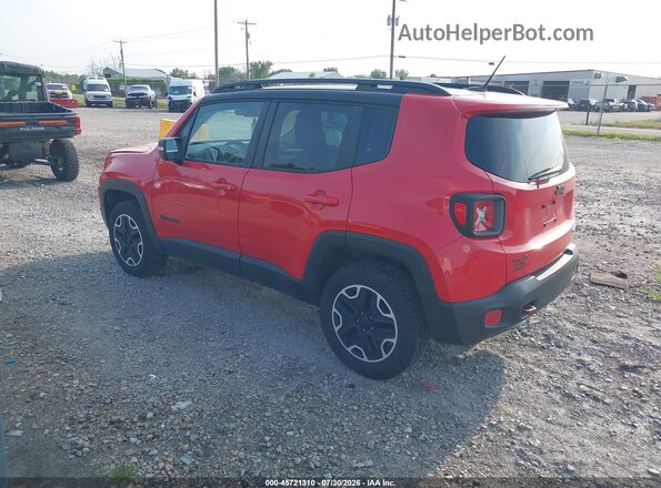 ZACCJBCT3GPD68172 2016 JEEP RENEGADE Red Trasero izquierdo