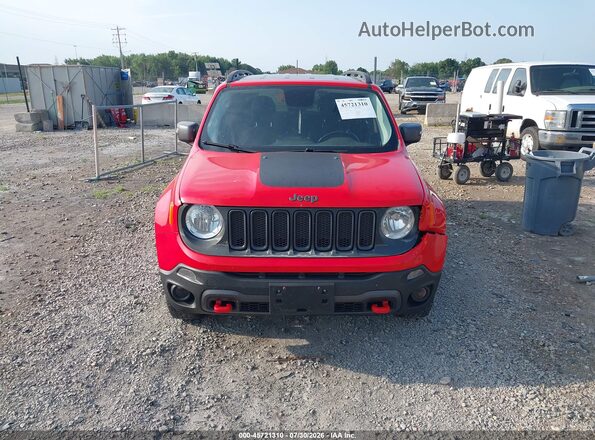 ZACCJBCT3GPD68172 2016 JEEP RENEGADE Red Vista interior trasera