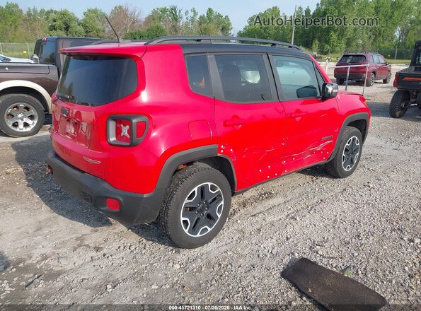 ZACCJBCT3GPD68172 2016 JEEP RENEGADE Red Trasero derecho