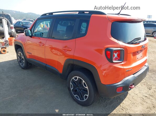 ZACCJBCT4GPC69490 2016 JEEP RENEGADE Orange Rear left