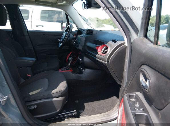 ZACCJBCT5GPC81440 2016 JEEP RENEGADE Gray Вид салону спереду
