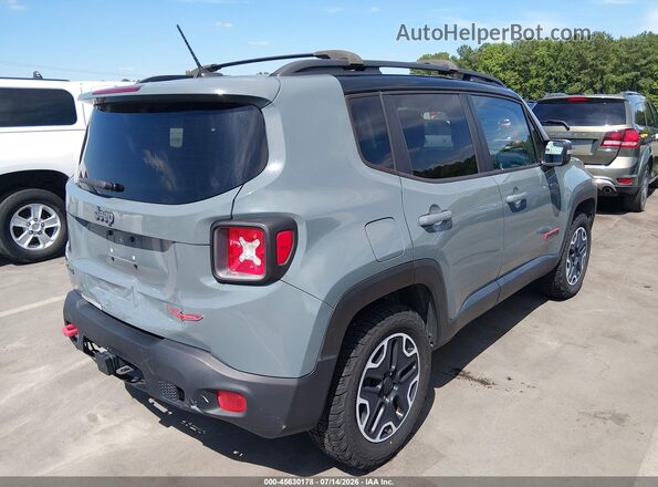 ZACCJBCT5GPC81440 2016 JEEP RENEGADE Gray Задня права чверть
