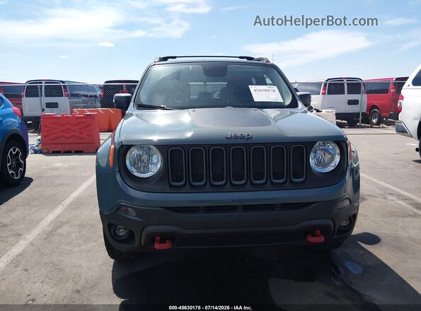 ZACCJBCT5GPC81440 2016 JEEP RENEGADE Gray Вид щитка приладів