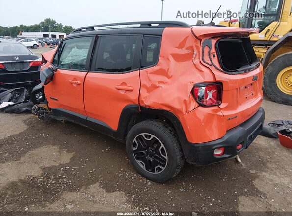 ZACCJBCT5GPD24593 2016 JEEP RENEGADE Оранжевый Задняя левая четверть