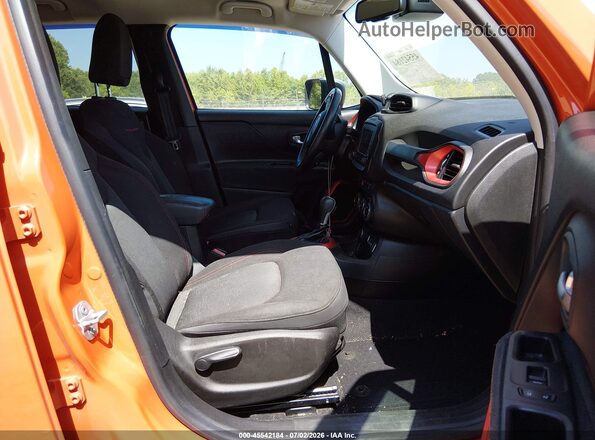 ZACCJBCT5GPD94725 2016 JEEP RENEGADE Orange წინა სალონის ხედი