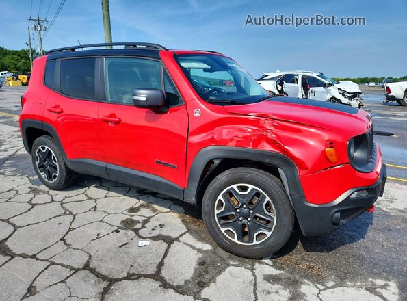 ZACCJBCT5GPE15055 2016 JEEP RENEGADE Red Front right