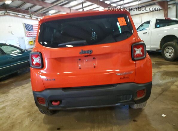 ZACCJBCT8GPC61585 2016 JEEP RENEGADE Orange უკანა ხედი