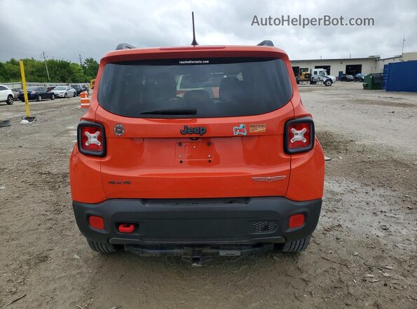 ZACCJBCT8GPD48385 2016 JEEP RENEGADE Оранжевый Вид сзади