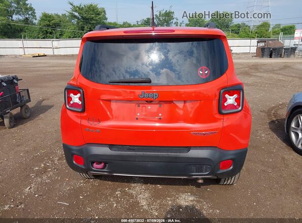 ZACCJBCT8GPE27555 2016 JEEP RENEGADE Orange 