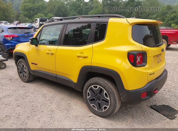 ZACCJBCTXGPD66144 2016 JEEP RENEGADE Yellow Задня ліва чверть