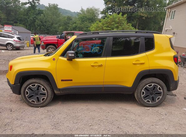ZACCJBCTXGPD66144 2016 JEEP RENEGADE Yellow Панорамний вид салону 360°