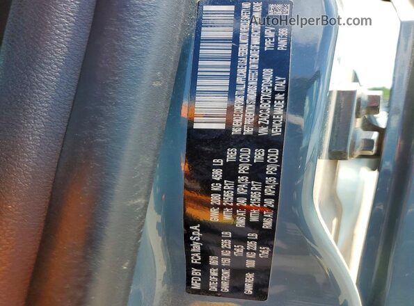 ZACCJBCTXGPD94008 2016 JEEP RENEGADE Turquoise VIN კოდის სტიკერის ხედი