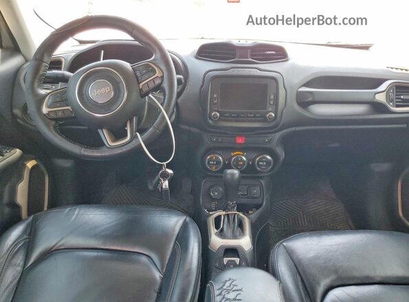 ZACCJBDB0HPE43515 2017 JEEP RENEGADE Gray Dashboard view