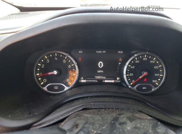 ZACCJBDB0HPE43515 2017 JEEP RENEGADE Gray Instrument cluster view