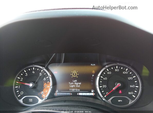 ZACCJBDB2HPE52832 2017 JEEP RENEGADE Red Widok tylnych siedzeń