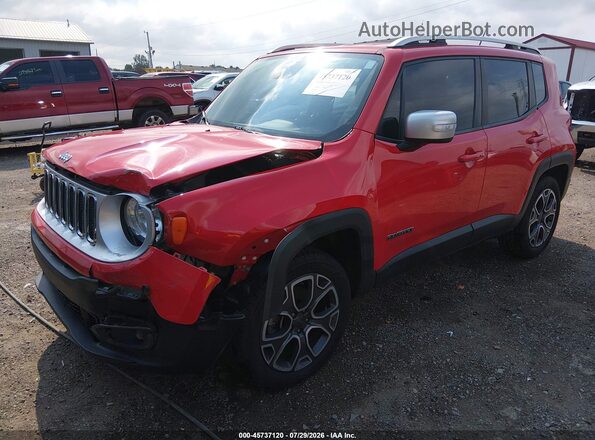 ZACCJBDB2HPE52832 2017 JEEP RENEGADE Red Przód lewy