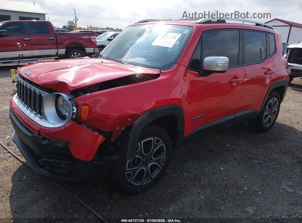 ZACCJBDB2HPE52832 2017 JEEP RENEGADE Red Widok z przodu