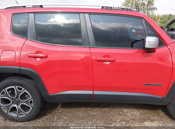 ZACCJBDB2HPE52832 2017 JEEP RENEGADE Red Widok wnętrza 360 stopni