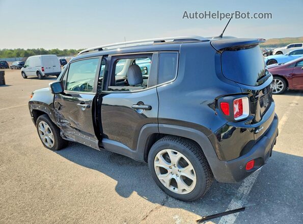ZACCJBDB6HPE43289 2017 JEEP RENEGADE Black Հետևի ձախ