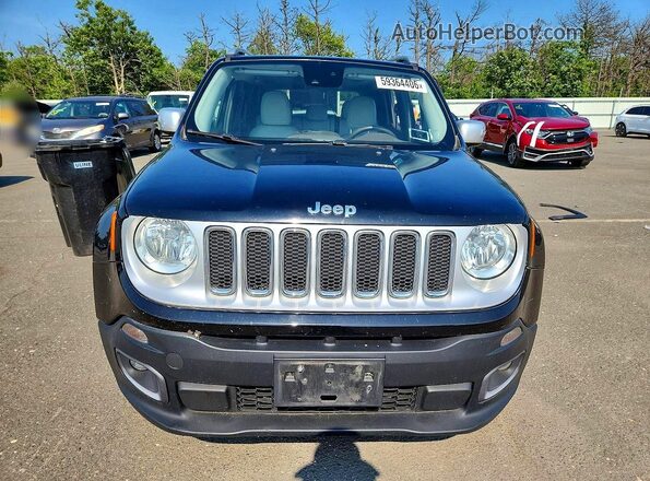 ZACCJBDB6HPE43289 2017 JEEP RENEGADE Black Դիմացի տեսք