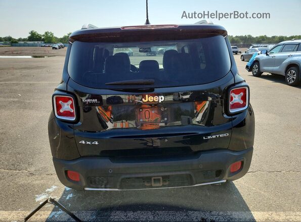 ZACCJBDB6HPE43289 2017 JEEP RENEGADE Black Հետևի տեսք