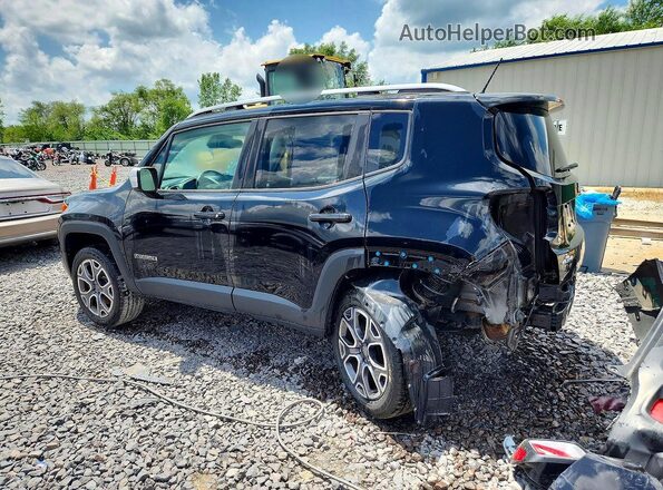 ZACCJBDBXHPF10136 2017 JEEP RENEGADE Black უკანა მარცხენა