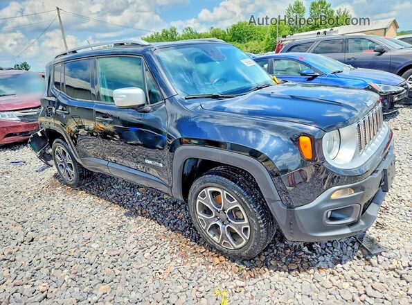 ZACCJBDBXHPF10136 2017 JEEP RENEGADE Black წინა მარჯვენა