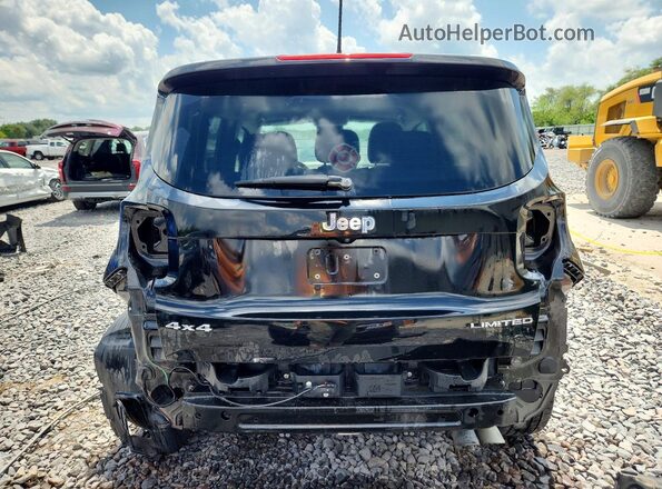 ZACCJBDBXHPF10136 2017 JEEP RENEGADE Black უკანა ხედი