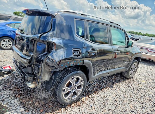 ZACCJBDBXHPF10136 2017 JEEP RENEGADE Black უკანა მარჯვენა