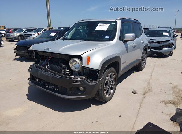 ZACCJBDBXJPG99456 2018 JEEP RENEGADE Silver Front left