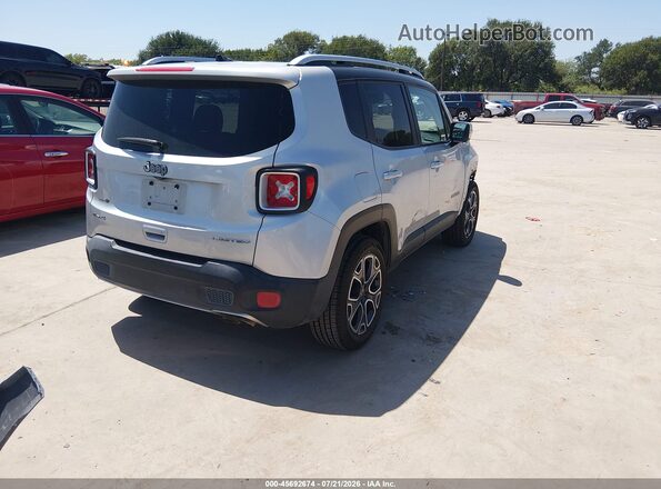 ZACCJBDBXJPG99456 2018 JEEP RENEGADE Silver Rear right