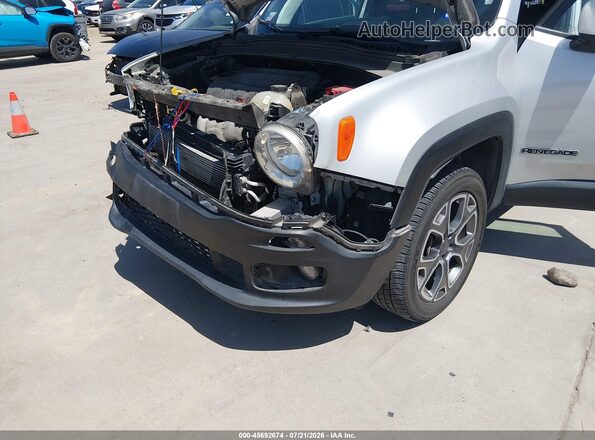 ZACCJBDBXJPG99456 2018 JEEP RENEGADE Silver Front view
